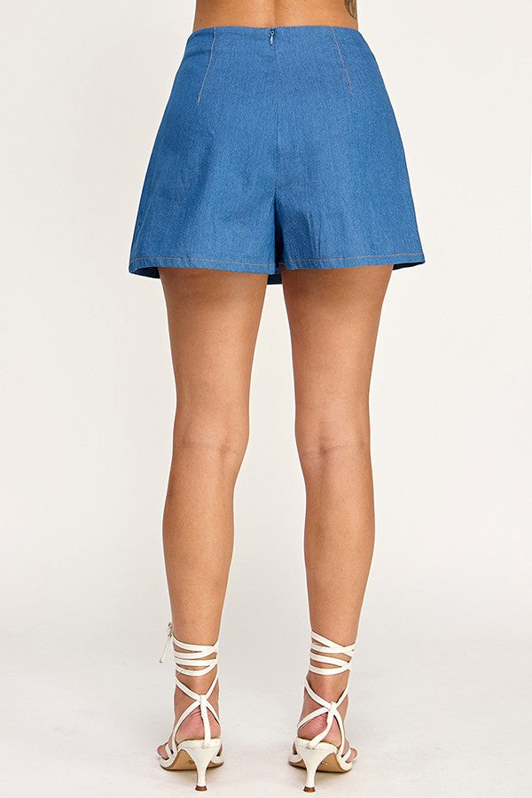 Denim Skort