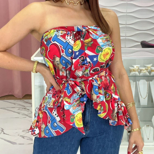 Yara Mini Skirt/Blouse