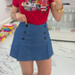 Denim Skort